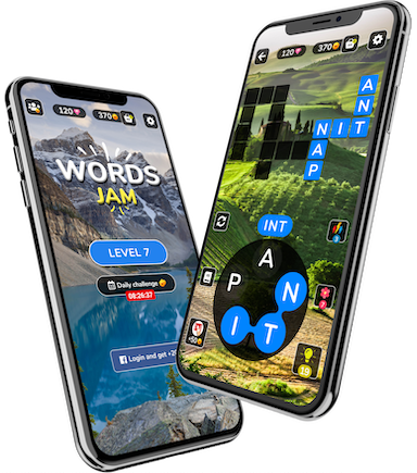 Words Jam crossword puzzle gameplay